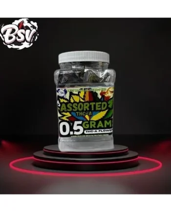 0.5g THC-A Flower 50ct Jar Assorted THC-A