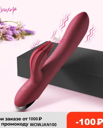 10 Speeds G Spot Vibrator Powerful Dildo Rabbit Vibrator for Women Clitoris Stimulation Massage Adult Sex Toys USB Rechargeable