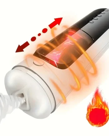10 Thrusting Vibrating Suction Heating Male Automatic Stroker