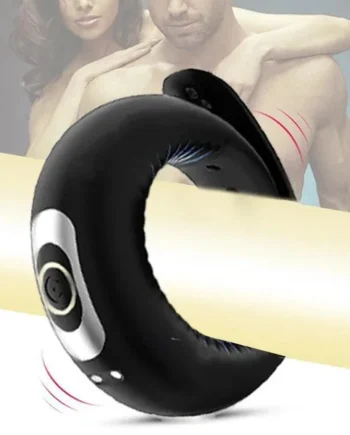 10 Vibration Silicone Vibrating Cock Ring – Remote Control & Waterproof