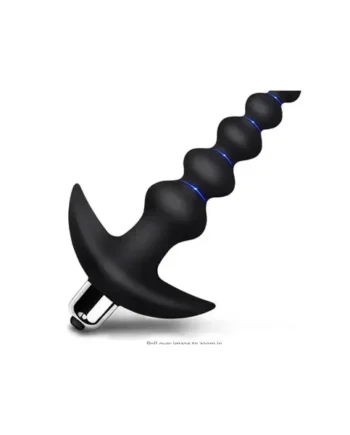 10-Vibration-Mode Waterproof Silicone Anal Beads Vibrator