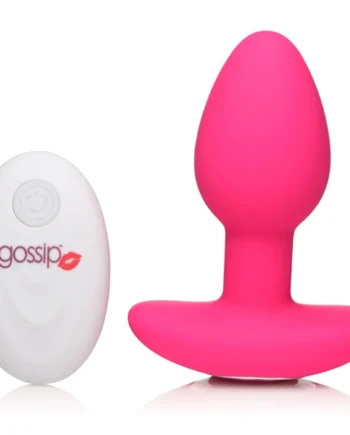 10X Pop Rocker Vibrating Silicone Plug with Remote