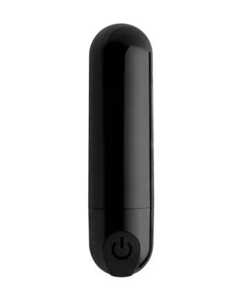 10x Rechargeable Vibrating Metallic Bullet - Black