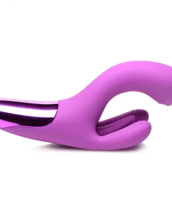 10X Triple Rabbit Silicone Vibrator