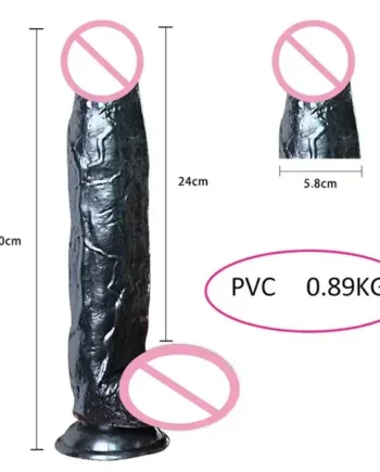 11.9″ Long PVC Big Dildo with Suction Cup