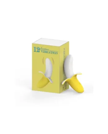12-Speed Retractable Banana G-Spot Vibrator with 12 Vibration Modes