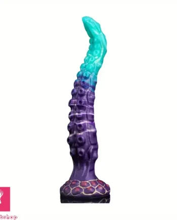 13.78in Soft Silicone Fantasy Long Tentacle Orgasm Monster Dildo