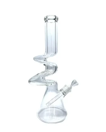14in Beaker Zong Clear Glass