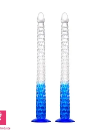 16.1in 19.29in 22.84in Anal Training Soft TPE Dildo For Experienced Game