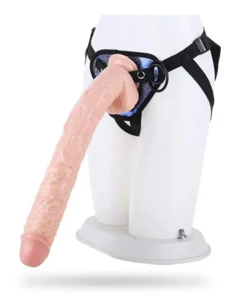 16.93 Inch Strap On Huge PVC Dildo