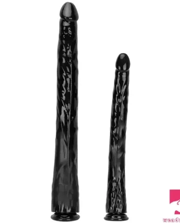 18.11in 22.83in Super Big Long Black Dildo BDSM Sex Toy For Anal Clit