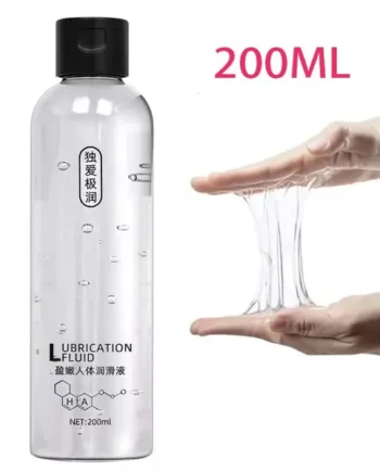 200ML Water-Based Lubricant Safe Vaginal Anal, Wash-Free Long-Lasting Lube for Couples, Adult Erotic Tools Compatible Condoms