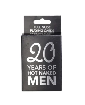 20 Years of Hot Men Full Nude Playing Cards by Kheper Games