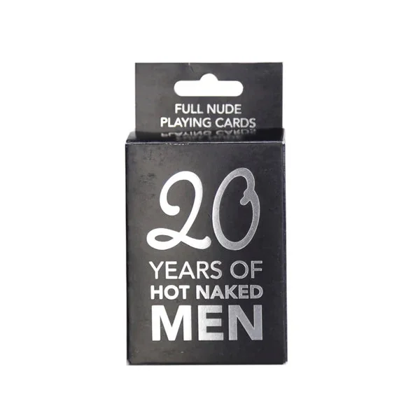 20 Years of Hot Men Full Nude Playing Cards by Kheper Games