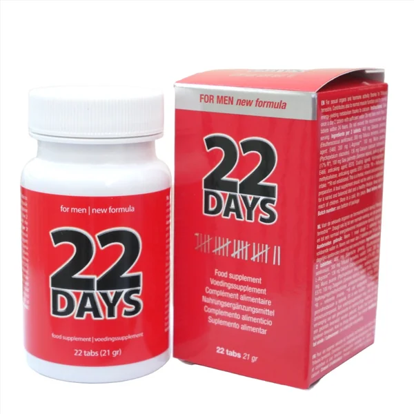 22 DAYS Cobeco Pills for men food supplement new formula 22 tabs