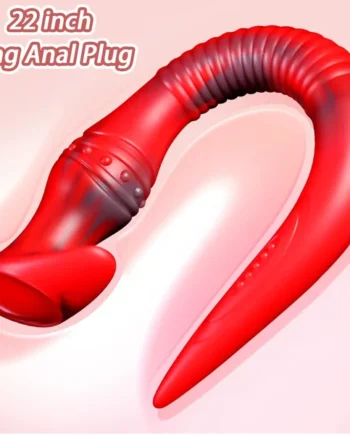 22 inch Long Tail Butt Plug - Monster Tentacle Anal Dildo Silicone Male Female Sex Toys