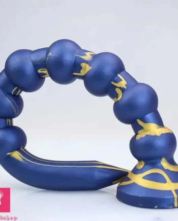 23.22in Long Soft Silicone Adult Toy Huge Dildo With Anal Beads For Clit