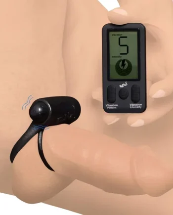 25X Vibrating Silicone Cock Ring with Remote Control