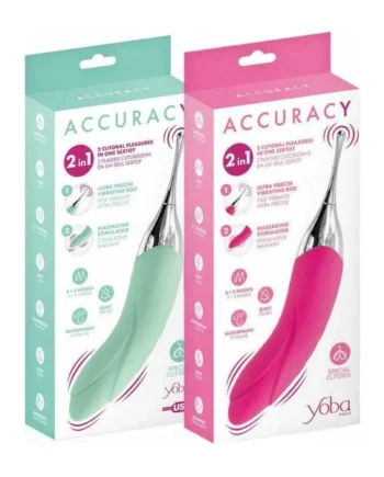 2 in 1 vibrator - Yoba Paris - Accuracy