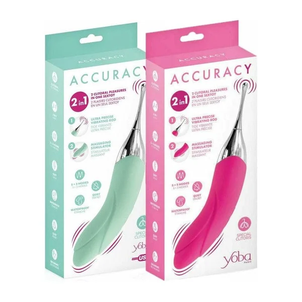 2 in 1 vibrator - Yoba Paris - Accuracy