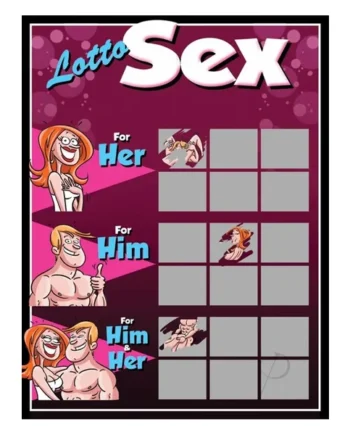 2 Lotto Scratch-Off Challenge Adult Sex Games