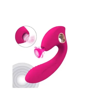 2-in-1 Clitoral Sucking Vibrator with Powerful Stimulation and Soft Silicone Design