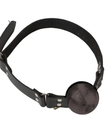 2IN BLACK BALL GAG W/D RINGS