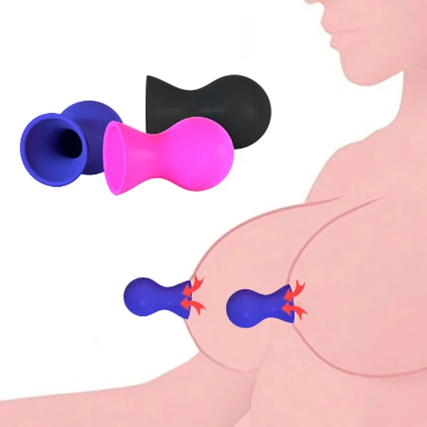 2Pcs Nipple Pumps Suction Cup