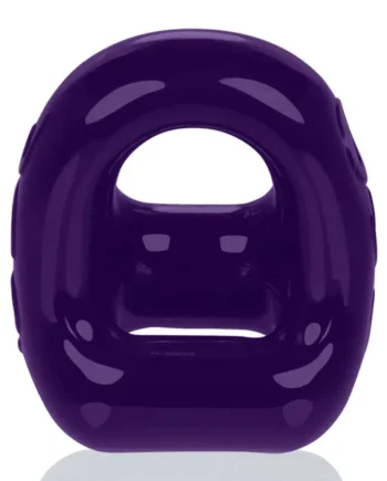 360 2- Way Cockring and Ballsling - Eggplant