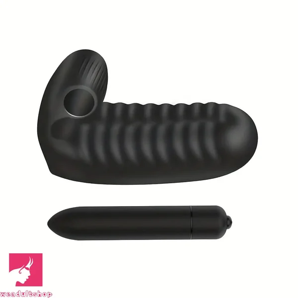 3.82in 2 in 1 Finger Dildo Wearable Clitoral Stimulator Couple Game