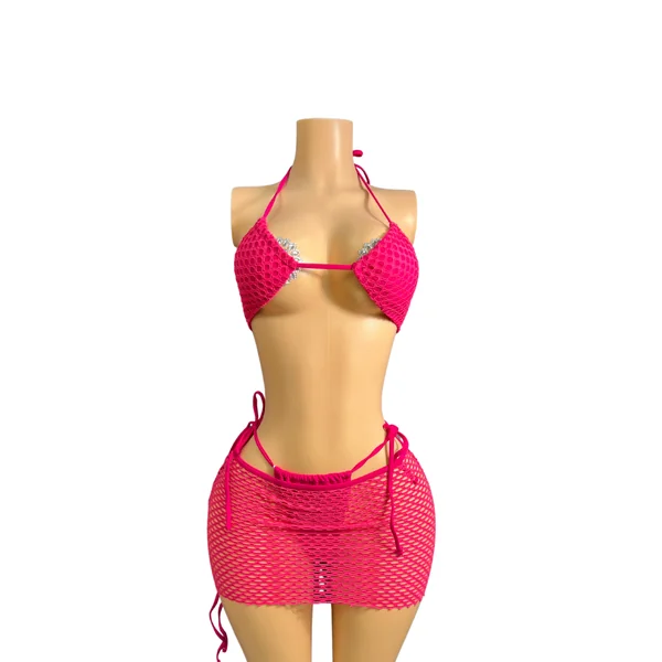 3 Piece Swimsuit Set - 001