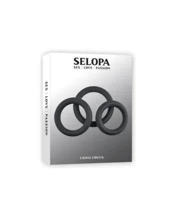 3 Ring Circus Cock Rings 3pk by Selopa
