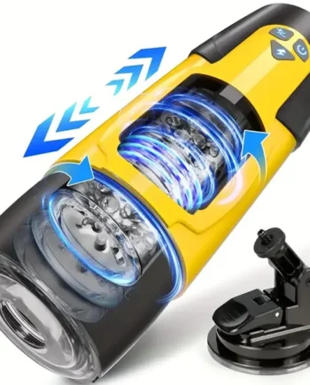 3 Thrust 7 Rotation Modes Sucking USB Rechargeable Auto Masturbator