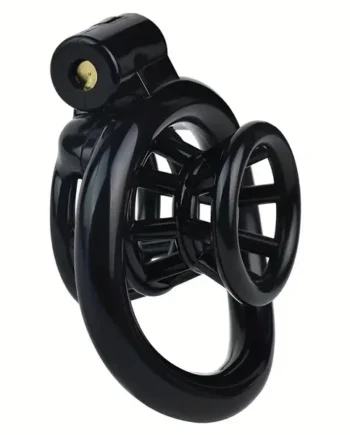 3D Print Resin Male Black Inverted Chastity Cage Device With Elastic Belt 4 Sizes
