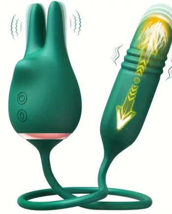 3in1 Vibrating Thrusting Vibrator Clit Nipple Anal Stimulator Juguetes Sexuale