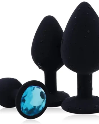 3PCS Silicone Anal Plug Training Sets