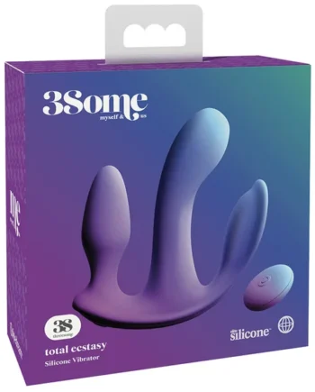 3Some Total Ecstasy Silicone Vibrator