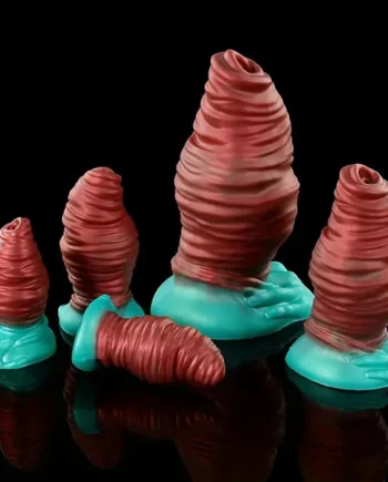 4.13in 5.31in 6.29in 8.46in Silicone Stimulating Anal Plug Dildo Massage Toy