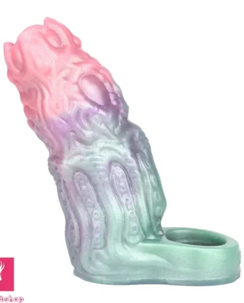 4.72in Abyssal Tendril SHAZ-3015 Fantasy Hollow Dildo Cock Sleeve Extension