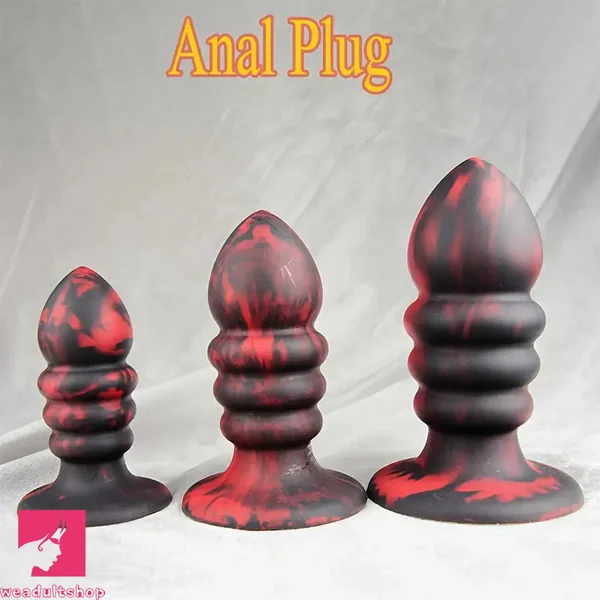 4.7in 5.7in 6.7in Anal Plug Silicone Self-Lubricating Dildo Sex Toy For Sex