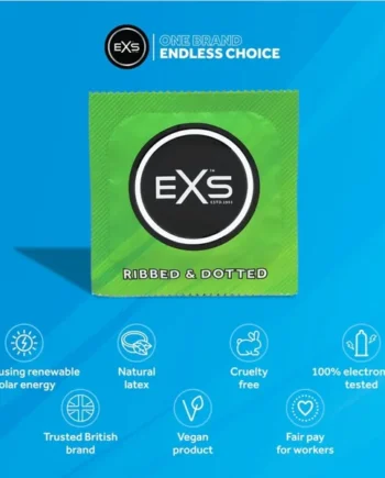 48 EXS Ribbed and Dotted Condoms