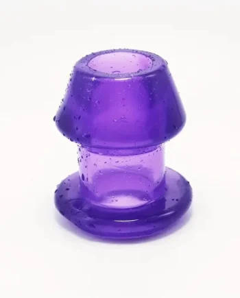 4pcs Purple Jelly Hollow Anal Plugs 4 Sizes Tunnel Expanders For Adults