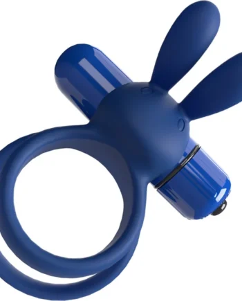 4T Ohare XL Vibrating Silicone Cock Ring By Screaming O - Blueberry