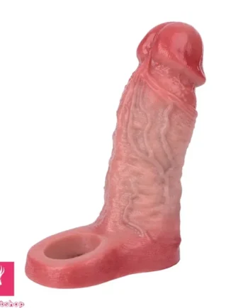 5.43in Real Hollow Lengthened Thickened Intimate Cock Sleeve Dildo