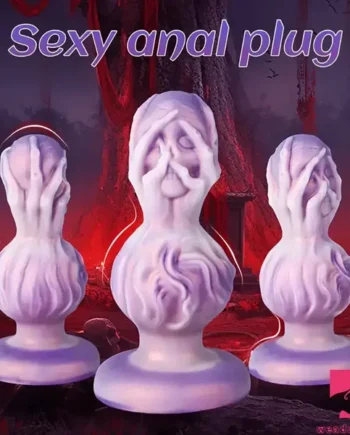 5.51in 6.41in 7.28in Fantasy Monster Cock Dildo Butt Plug For Women