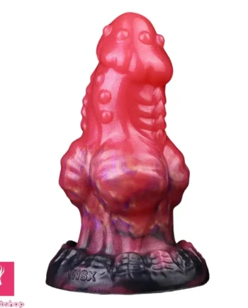 5.71in Fantasty Knot Spiked Silicone Dildo Soft Masturbator Simulate Sex