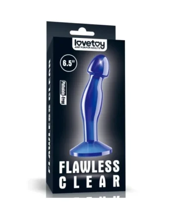 6.5'' Flawless glass Prostate anal Dildo