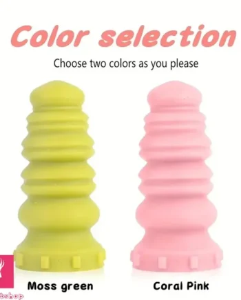 6.69in 7.87in 8.46in 9.25in 10.24in Soft Silicone Odd Big Macaron Thick Dildo