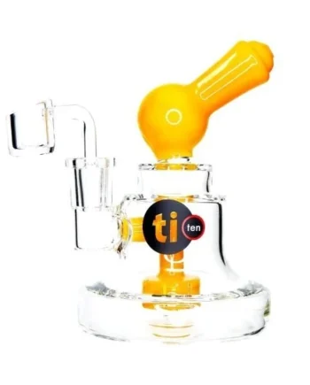 6in Banger Hander W/ Worked Showerhead & Mouthpiece