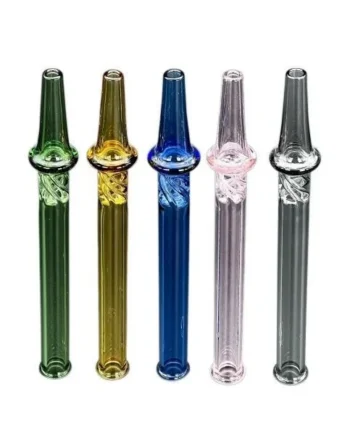 6in Nectar Collector Swirl Perk Assorted Colors